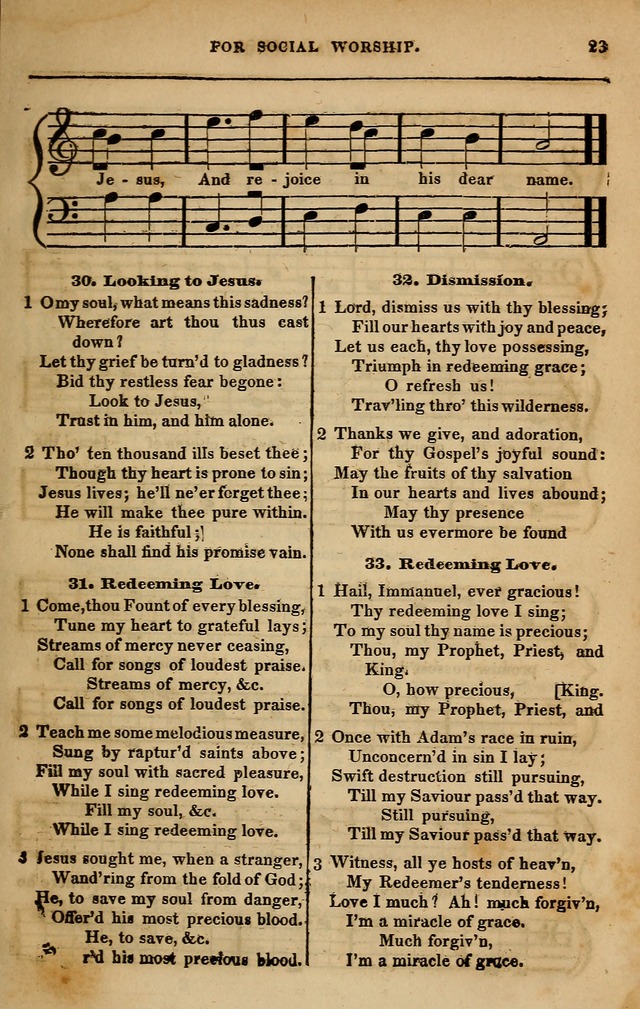 Spiritual songs, for social worship: adapted to the use of families and private circles in seasons of revival, to missionary meetings, to the monthly concert, and other occasions of special interest page 30