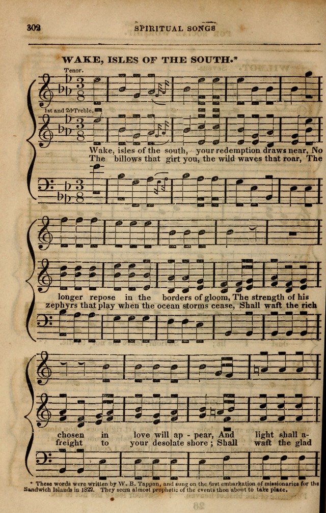 Spiritual songs, for social worship: adapted to the use of families and private circles in seasons of revival, to missionary meetings, to the monthly concert, and other occasions of special interest page 311