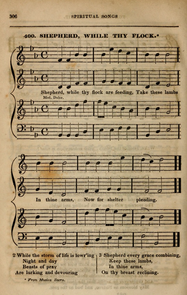 Spiritual songs, for social worship: adapted to the use of families and private circles in seasons of revival, to missionary meetings, to the monthly concert, and other occasions of special interest page 315
