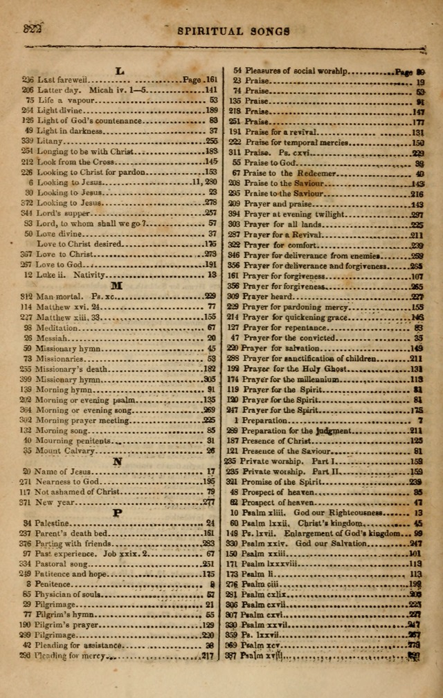 Spiritual songs, for social worship: adapted to the use of families and private circles in seasons of revival, to missionary meetings, to the monthly concert, and other occasions of special interest page 331