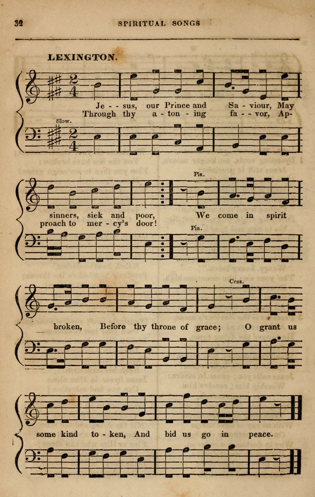 Spiritual songs, for social worship: adapted to the use of families and private circles in seasons of revival, to missionary meetings, to the monthly concert, and other occasions of special interest page 39