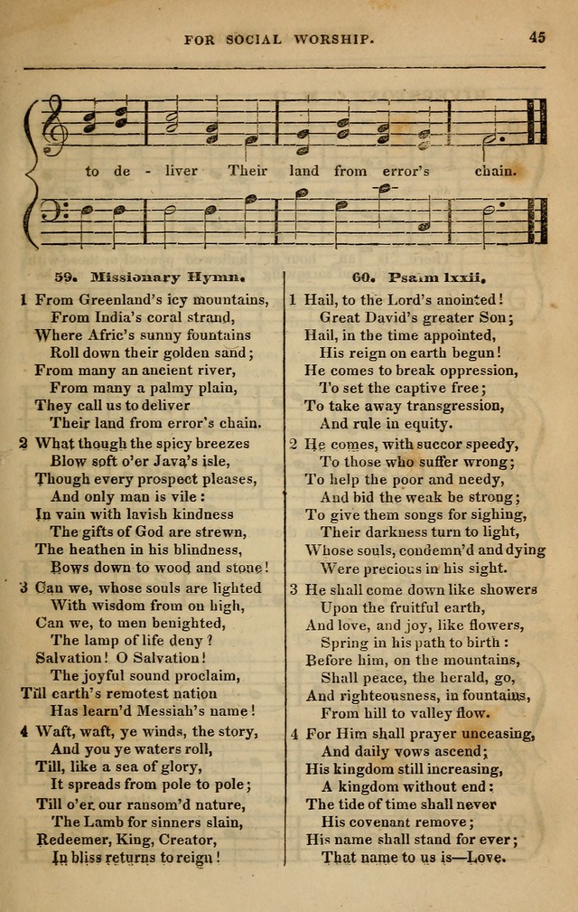 Spiritual songs, for social worship: adapted to the use of families and private circles in seasons of revival, to missionary meetings, to the monthly concert, and other occasions of special interest page 54