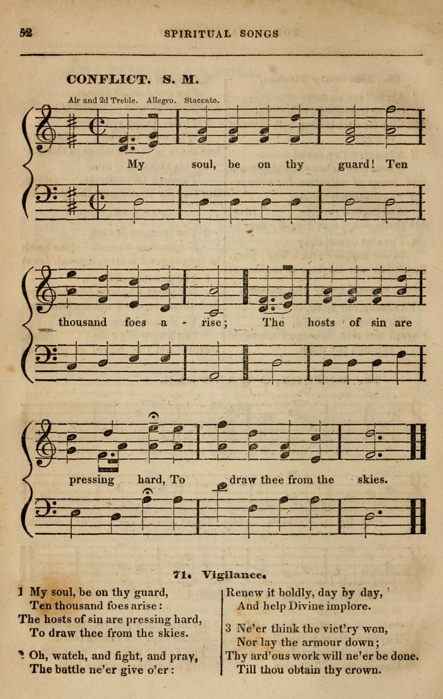 Spiritual songs, for social worship: adapted to the use of families and private circles in seasons of revival, to missionary meetings, to the monthly concert, and other occasions of special interest page 61