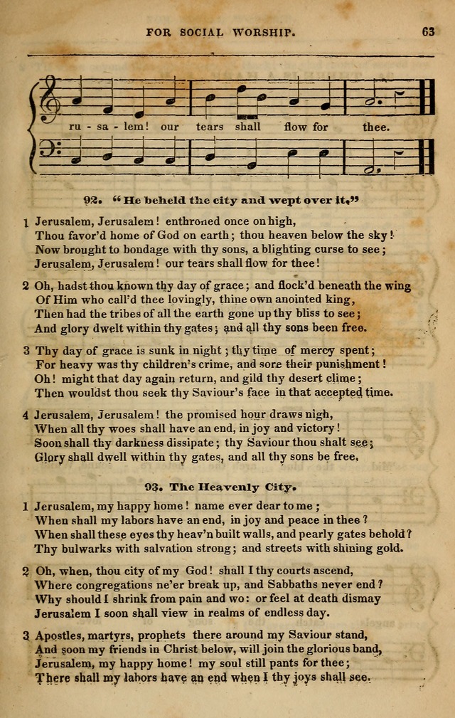 Spiritual songs, for social worship: adapted to the use of families and private circles in seasons of revival, to missionary meetings, to the monthly concert, and other occasions of special interest page 72