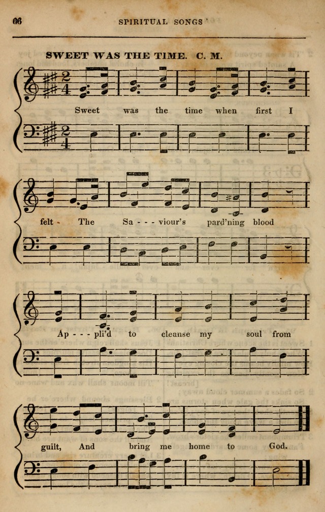 Spiritual songs, for social worship: adapted to the use of families and private circles in seasons of revival, to missionary meetings, to the monthly concert, and other occasions of special interest page 75