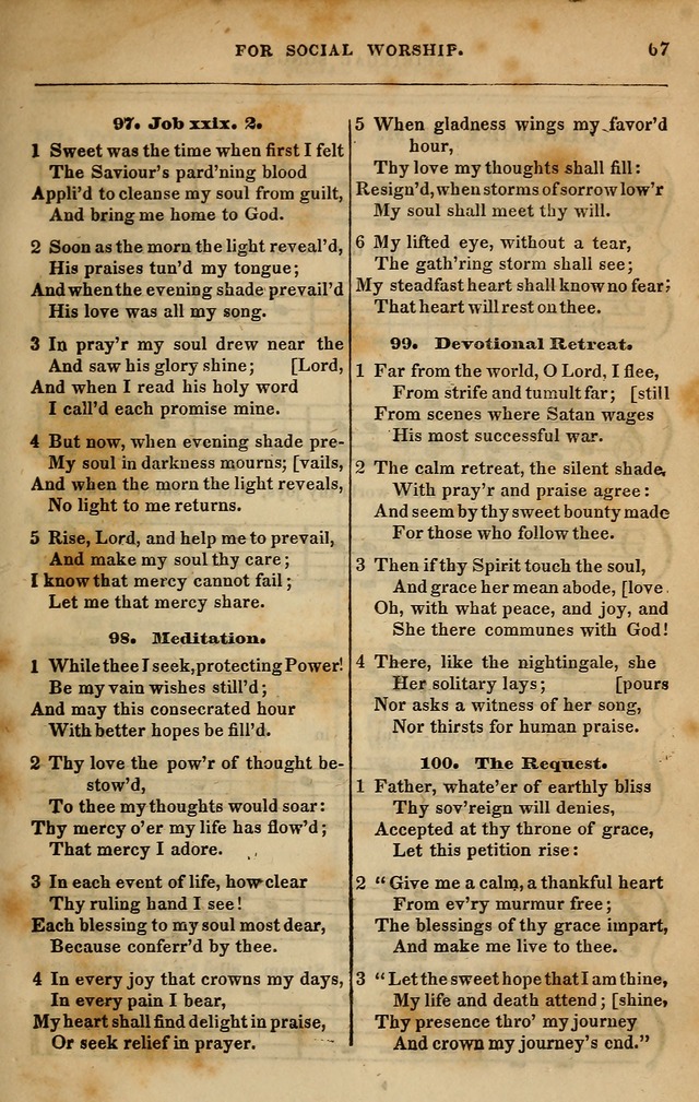 Spiritual songs, for social worship: adapted to the use of families and private circles in seasons of revival, to missionary meetings, to the monthly concert, and other occasions of special interest page 76