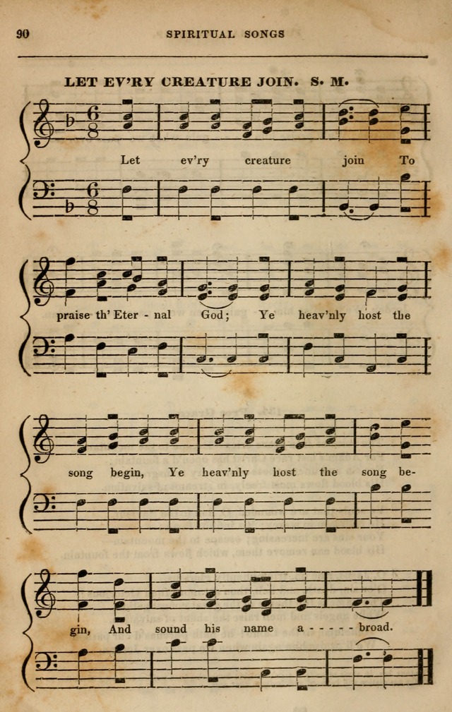 Spiritual songs, for social worship: adapted to the use of families and private circles in seasons of revival, to missionary meetings, to the monthly concert, and other occasions of special interest page 99