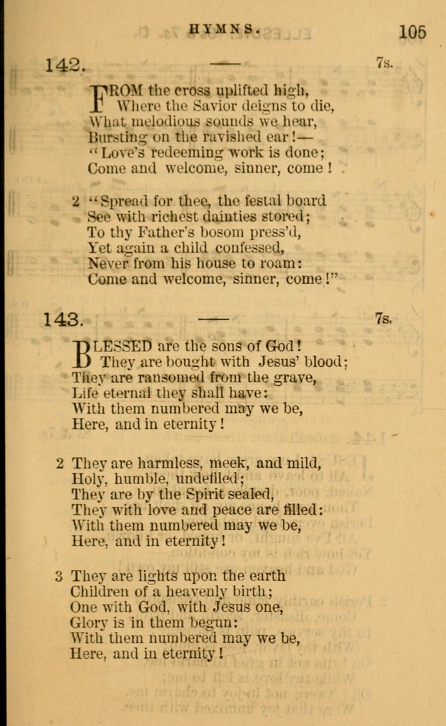 Sacred Songs for Social Worship page 105