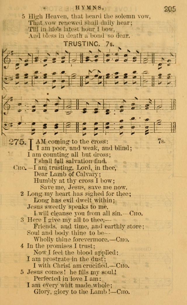 Sacred Songs for Social Worship page 205