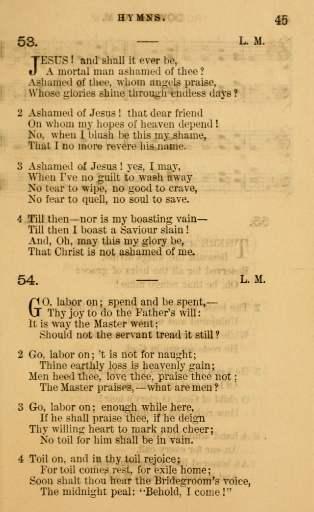 Sacred Songs for Social Worship page 45