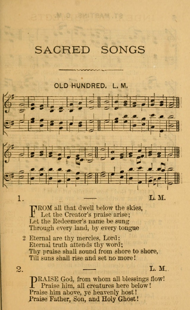 Sacred Songs for Social Worship page 5