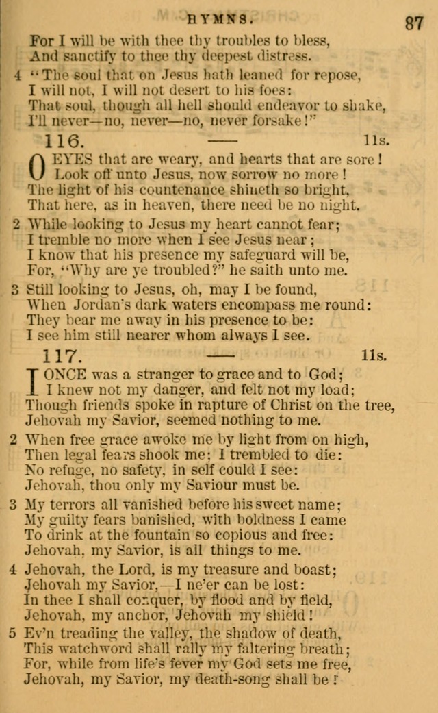 Sacred Songs for Social Worship page 87