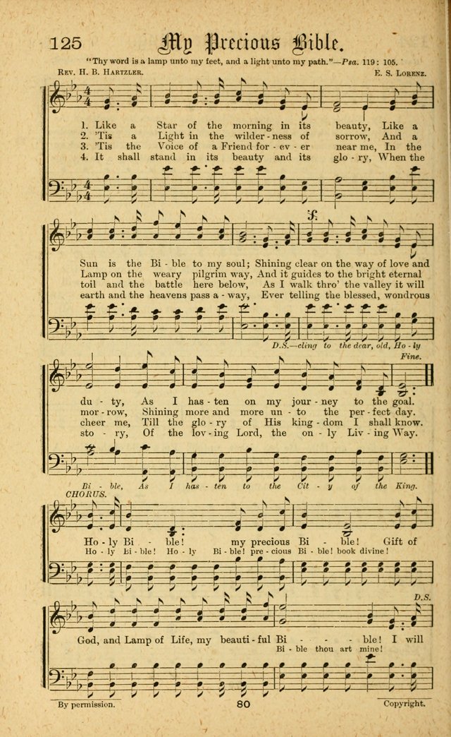 Songs of Salvation: as Used by Crossley and Hunter in Evangelistic Meetings: and adapted for the church, grove, school, choir and home page 80