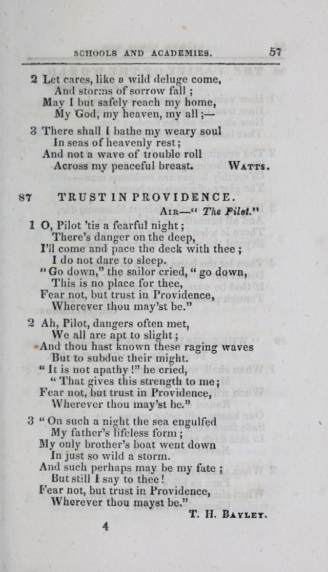 A Selection of Sacred Songs: for the use of schools and academies page 57