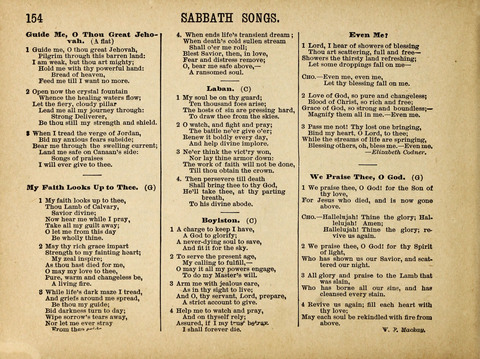 Sabbath Songs: for the Use of Sabbath Schools, Social Meetings, and the Services of the Church page 154