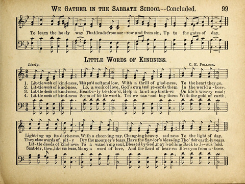 Sabbath Songs: for the Use of Sabbath Schools, Social Meetings, and the Services of the Church page 99