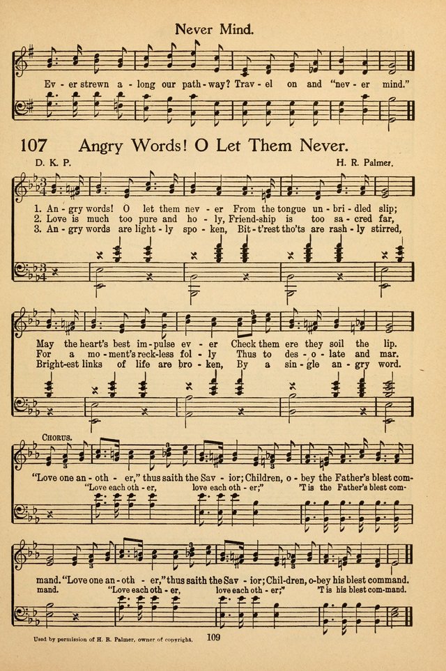 Sunday School Voices: a collection of sacred songs page 111