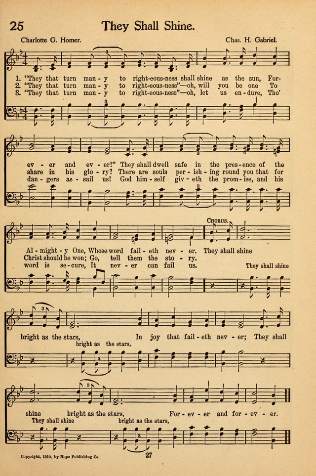 Sunday School Voices: a collection of sacred songs page 27