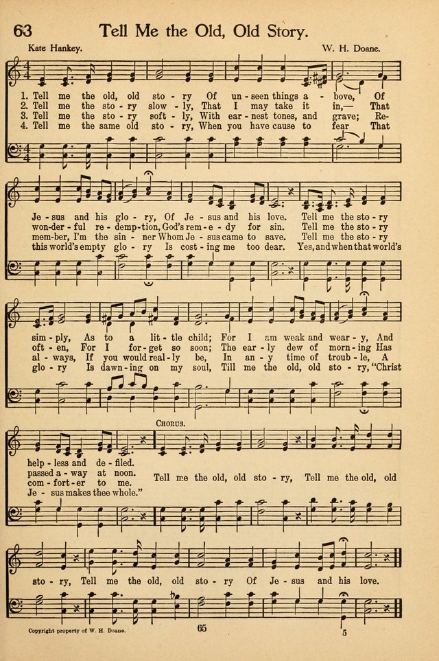 Sunday School Voices: a collection of sacred songs page 67