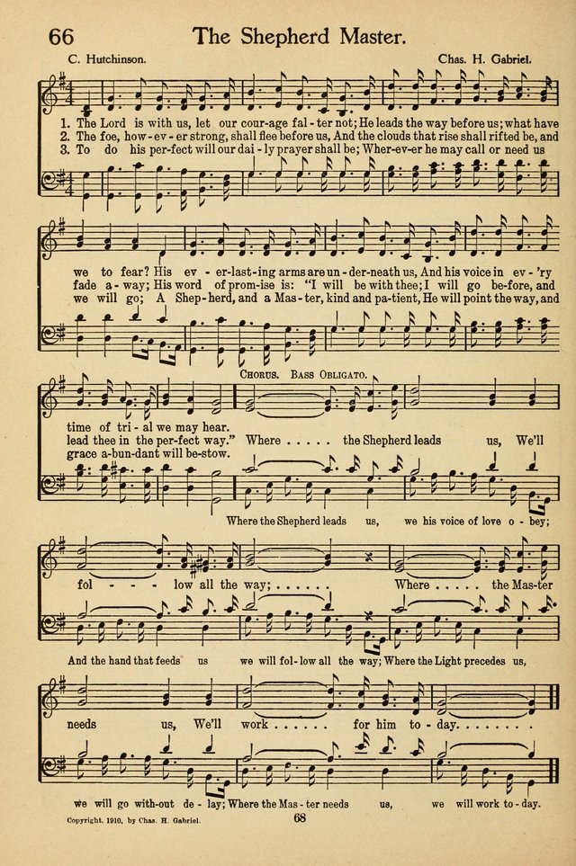 Sunday School Voices: a collection of sacred songs page 70