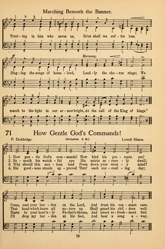 Sunday School Voices: a collection of sacred songs page 75