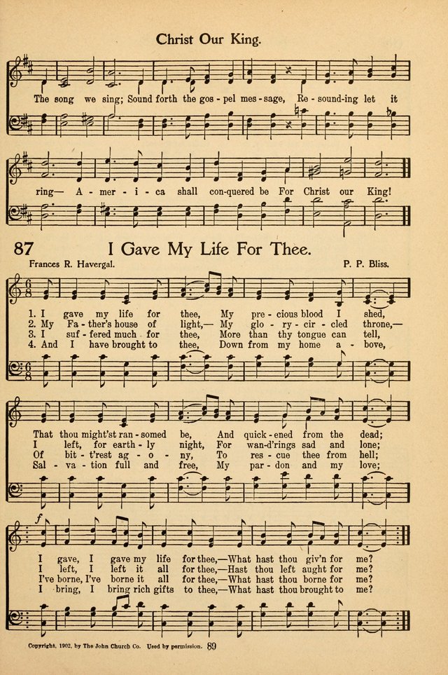 Sunday School Voices: a collection of sacred songs page 91