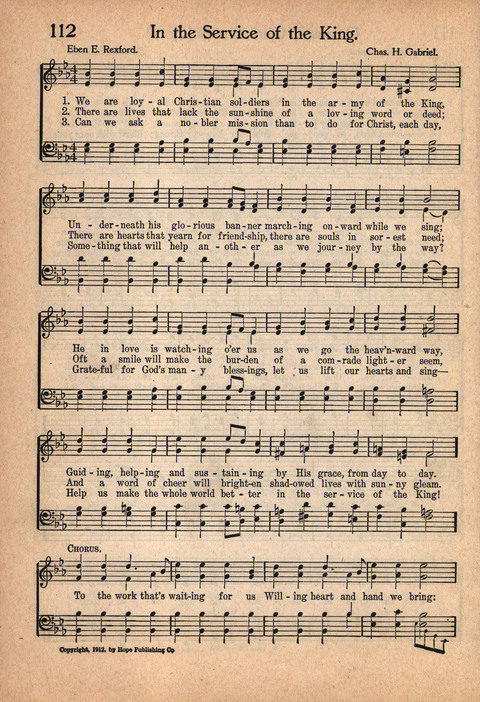 Sunday School Voices, No.2 page 112