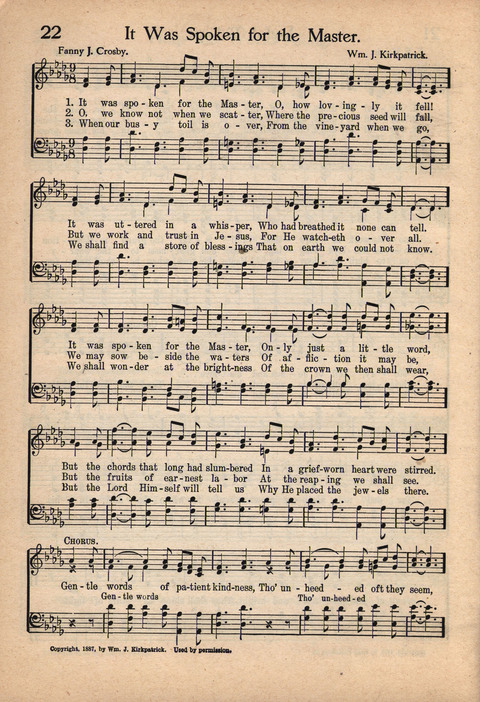 Sunday School Voices, No.2 page 22