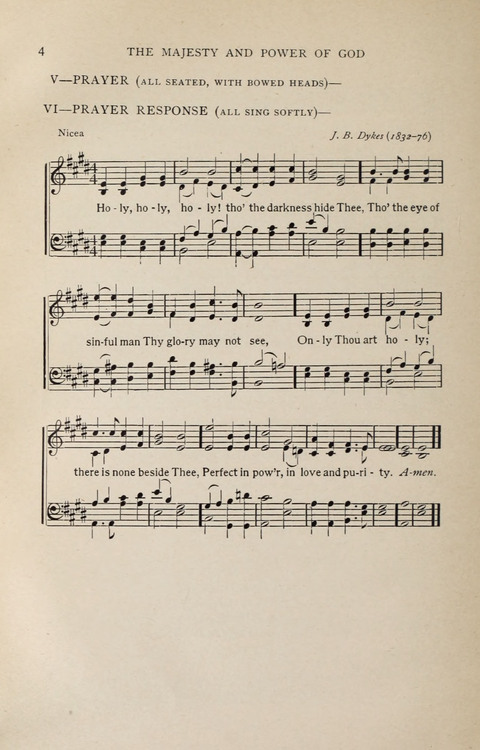 Scripture and Song in Worship: A service book for the Sunday School page 4