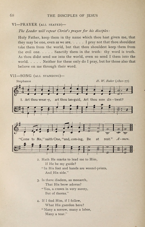 Scripture and Song in Worship: A service book for the Sunday School page 68