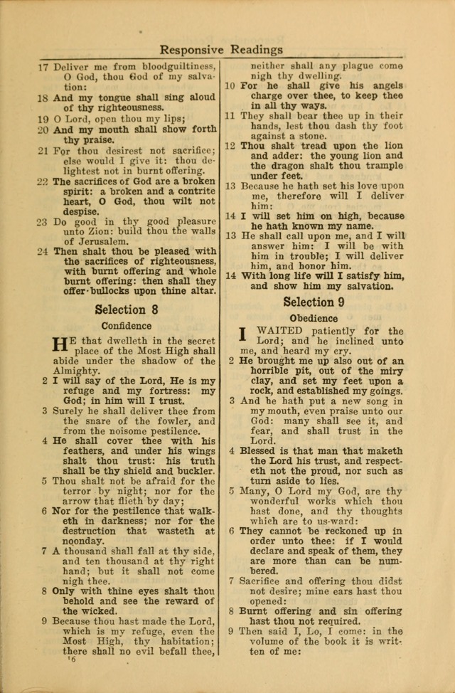 Service Songs for Young People