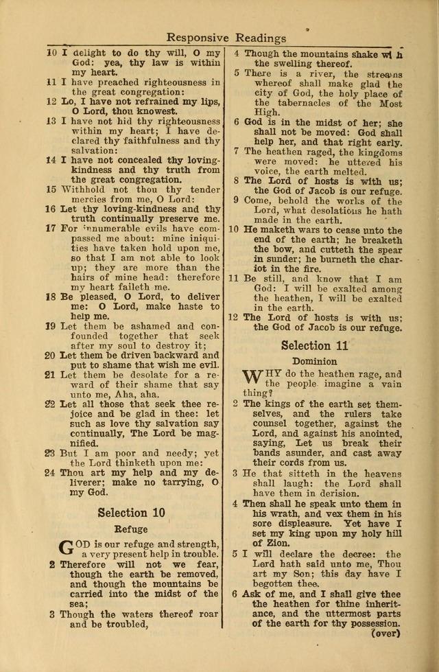 Service Songs for Young People