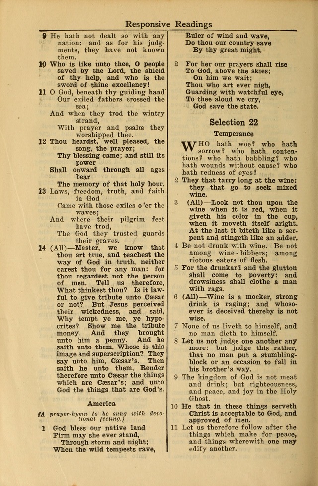 Service Songs for Young People