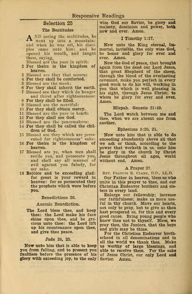 Service Songs for Young People