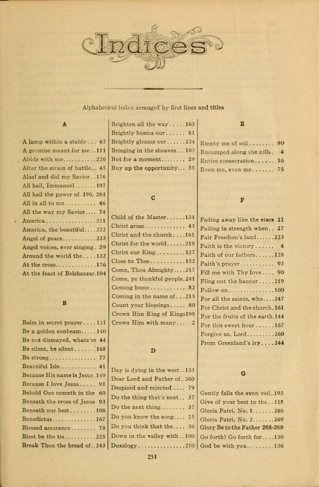 Service Songs for Young People