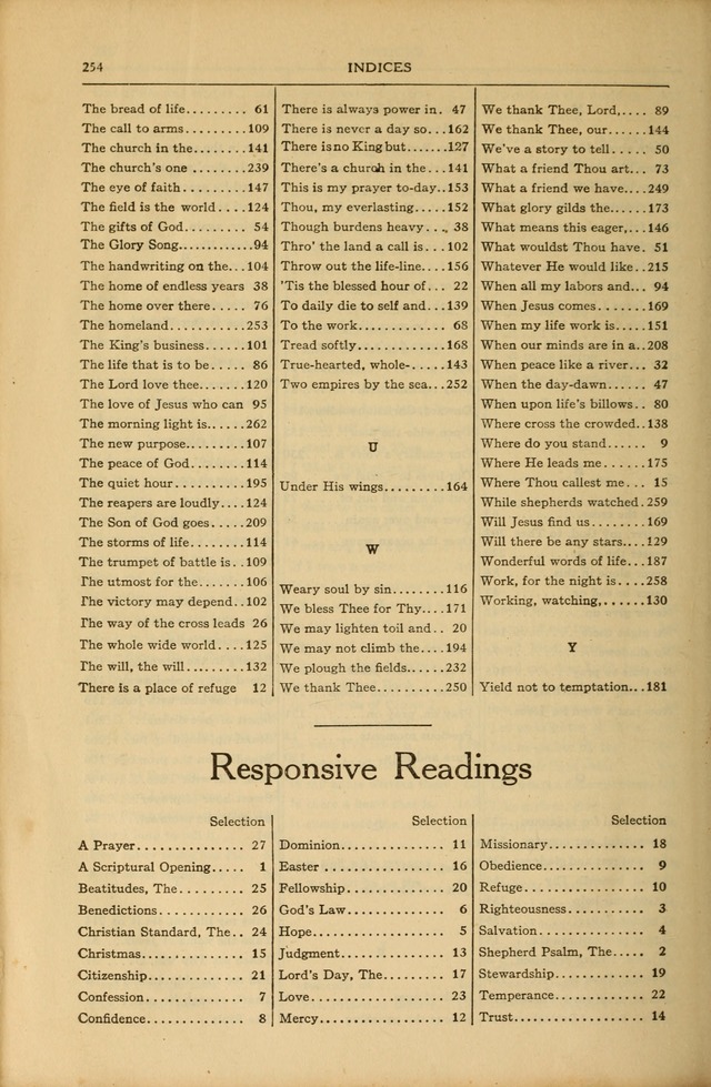 Service Songs for Young People