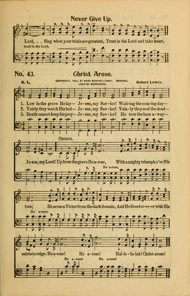 Service Songs for Young People