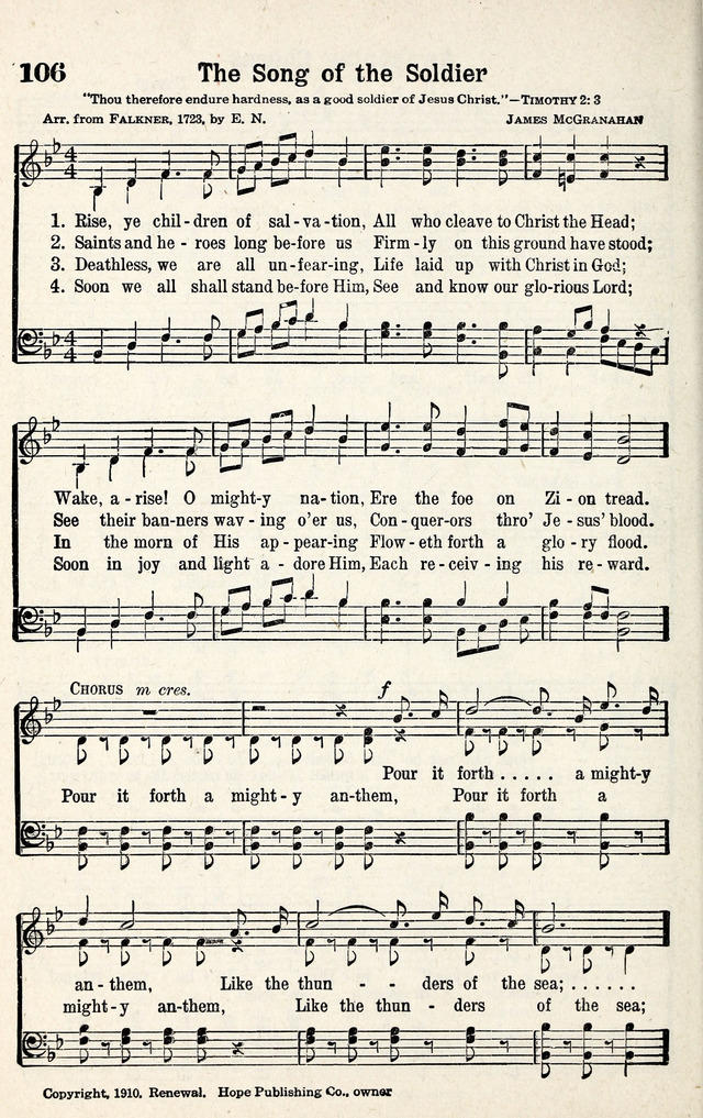 Standard Songs of Evangelism page 105