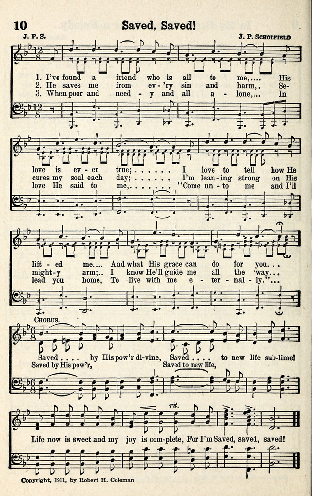 Standard Songs of Evangelism page 11