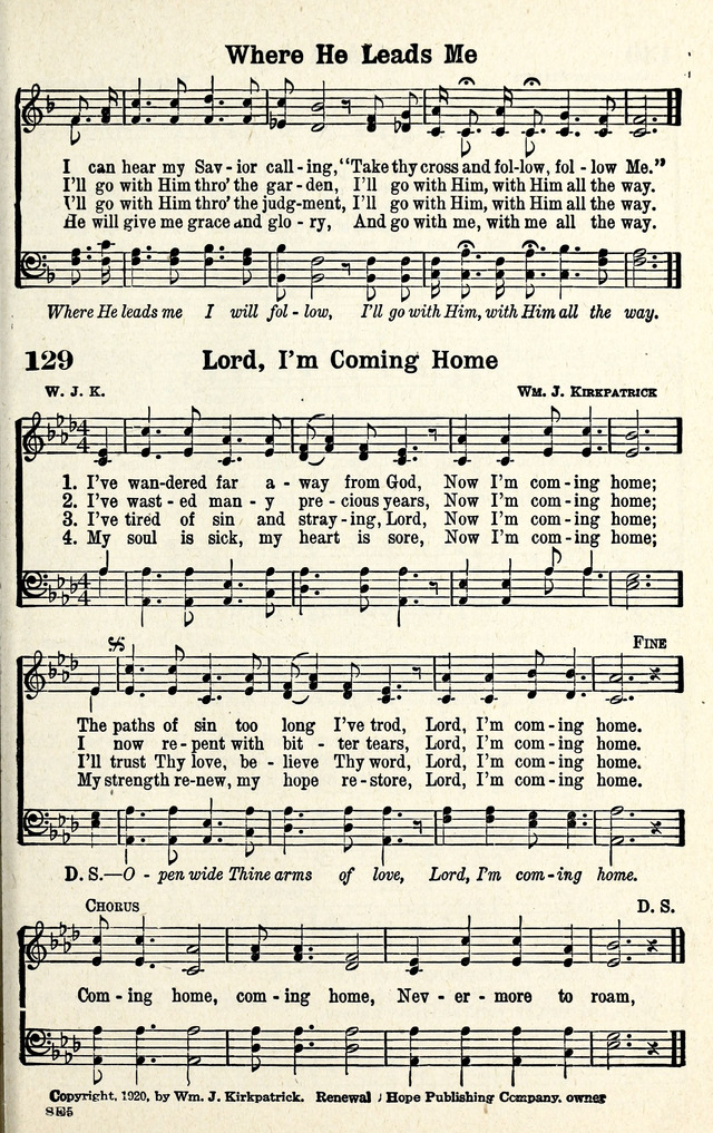 Standard Songs of Evangelism page 128