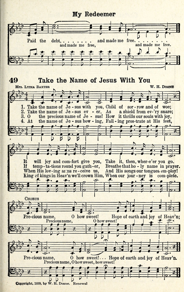 Standard Songs of Evangelism page 50