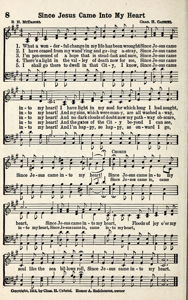 Standard Songs of Evangelism page 9