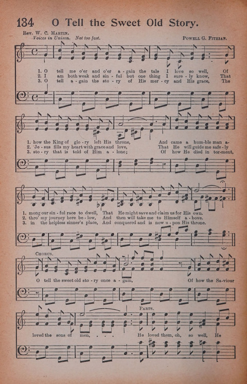 Songs of Triumph Nos. 1 and 2 Combined: 201 choice new hymns for choirs, solo singers, the home circle, etc. page 124