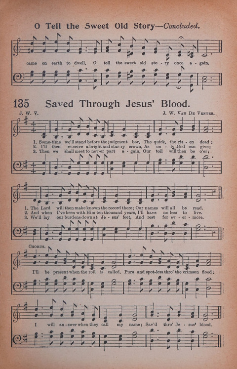Songs of Triumph Nos. 1 and 2 Combined: 201 choice new hymns for choirs, solo singers, the home circle, etc. page 125