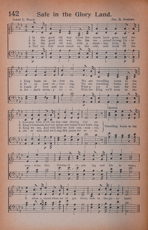 Songs of Triumph Nos. 1 and 2 Combined: 201 choice new hymns for choirs, solo singers, the home circle, etc. page 132
