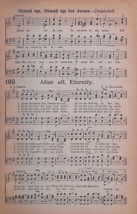 Songs of Triumph Nos. 1 and 2 Combined: 201 choice new hymns for choirs, solo singers, the home circle, etc. page 151