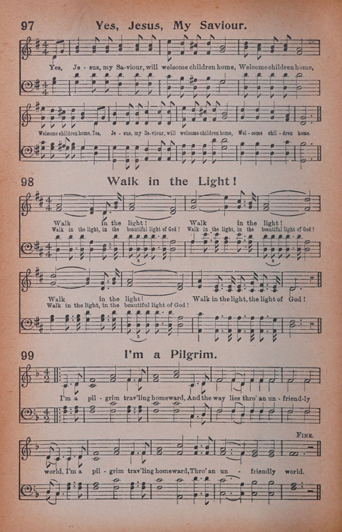 Songs of Triumph Nos. 1 and 2 Combined: 201 choice new hymns for choirs, solo singers, the home circle, etc. page 90