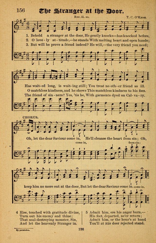 The Silver Trumpet: a collection of new and selected hymns; for use in public worship, revival services, prayer and social meetings, and Sunday schools page 126