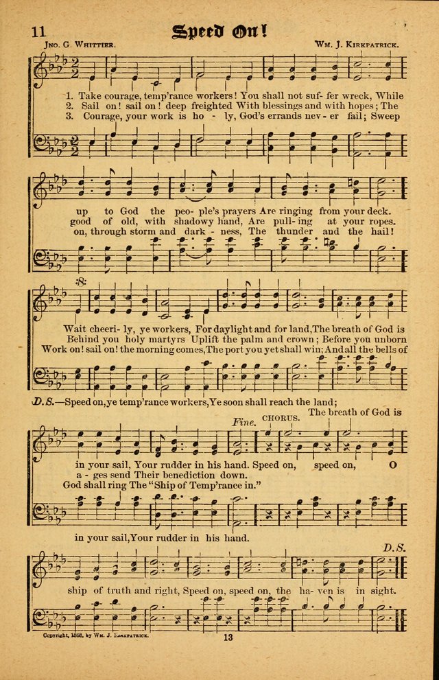 The Silver Trumpet: a collection of new and selected hymns; for use in public worship, revival services, prayer and social meetings, and Sunday schools page 13