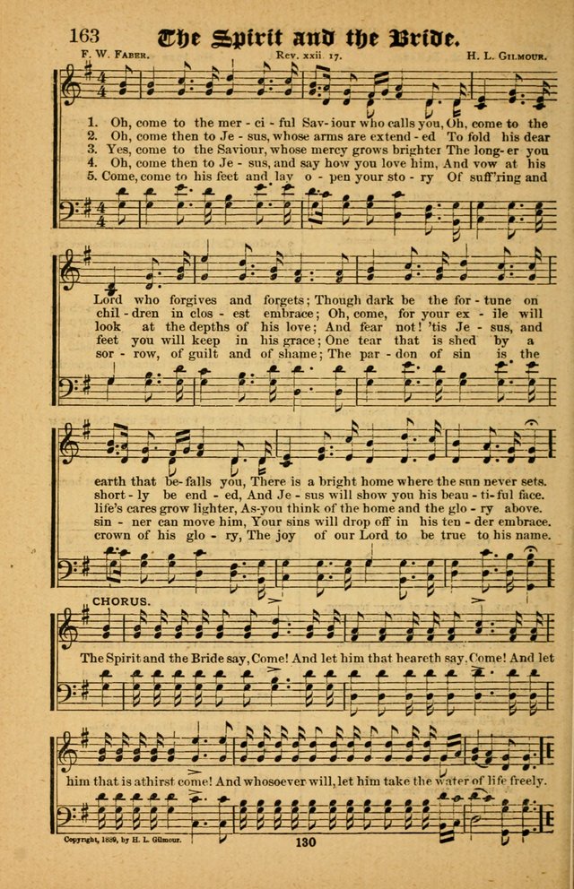 The Silver Trumpet: a collection of new and selected hymns; for use in public worship, revival services, prayer and social meetings, and Sunday schools page 130
